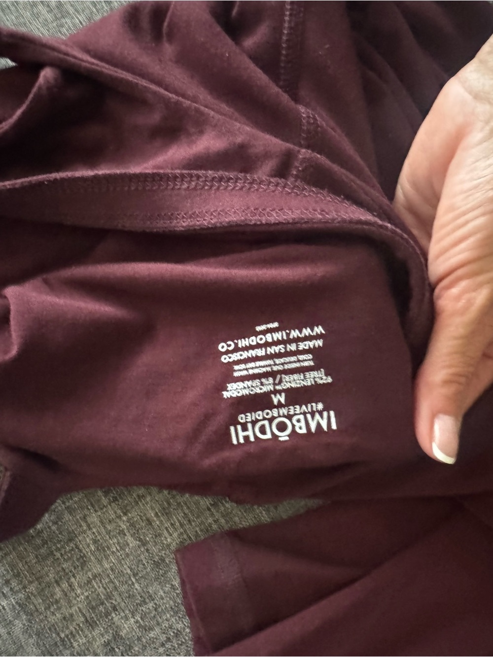IMBODHI - BŌDHI JUMPER - BURGUNDY - Picture 5 of 6